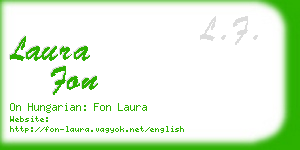 laura fon business card